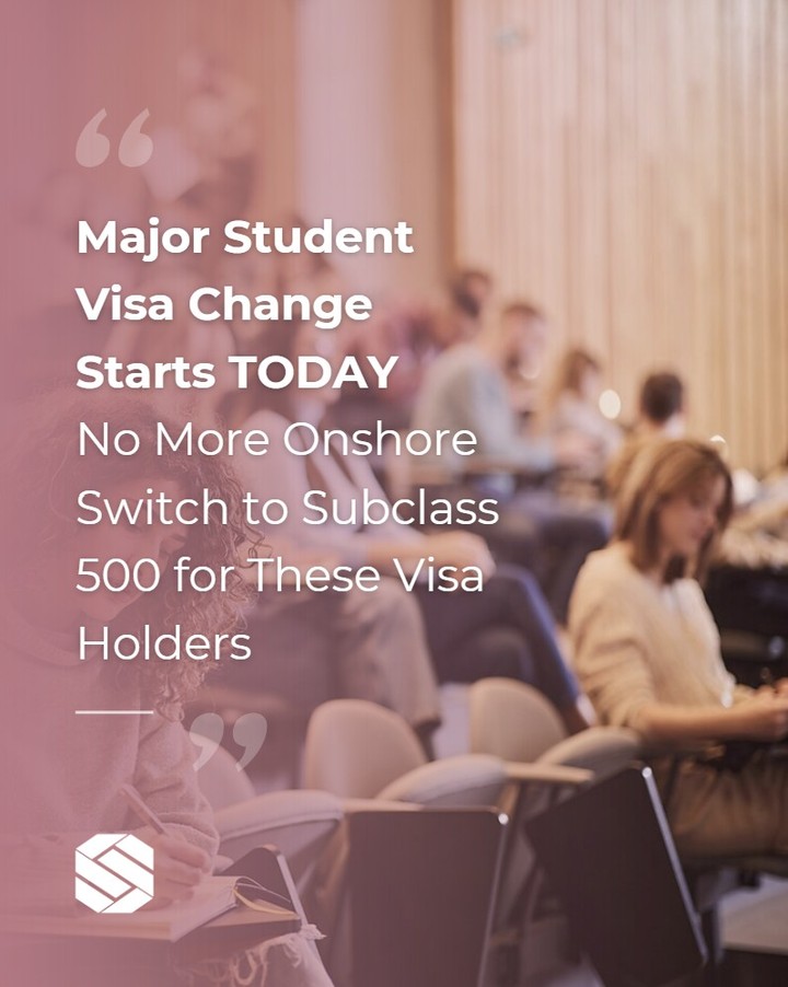 Major Student Visa change